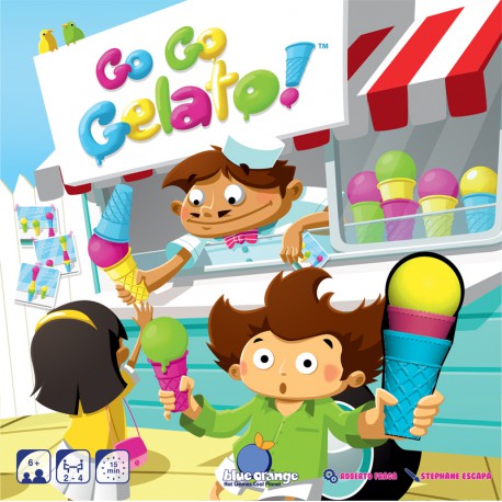 Go Go Gelato ! - Blue Orange - Jeux d'adresse - Observation / Rapidité - Pour les 5-8 ans - Pour les 8 ans - Adultes - Jeux de société