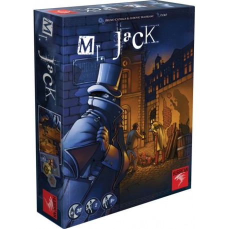 Mr JACK - Swiss Games - Jeux d'enquête et de déduction - Pour les 8 ans - Adultes - Jeux de société