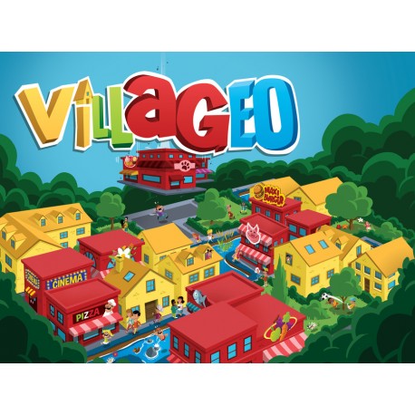 Villageo - Blue Orange - Jeux logiques à jouer seul - Pour les 8 ans - Adultes - Jeux de société
