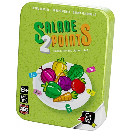 Salade 2 points - Gigamic - Pour les 8 ans - Adultes - Jeux de société