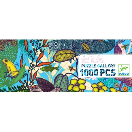 1000 - Land and sea - Djeco - DE 150 à 1000 pièces - Puzzles
