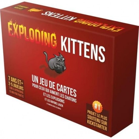Exploding Kittens - Asmodée - Pour les 8 ans - Adultes - Jeux de société
