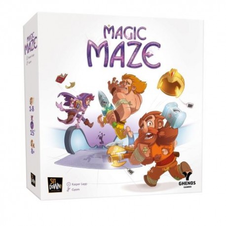 Magic Maze - Sit Down - Jeux coopératifs - Pour les 8 ans - Adultes - Jeux de société