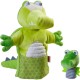 Marionnette Crocodile et son bébé - HABA - Marionnettes - Jouets tissu et peluches - Les tout-petits
