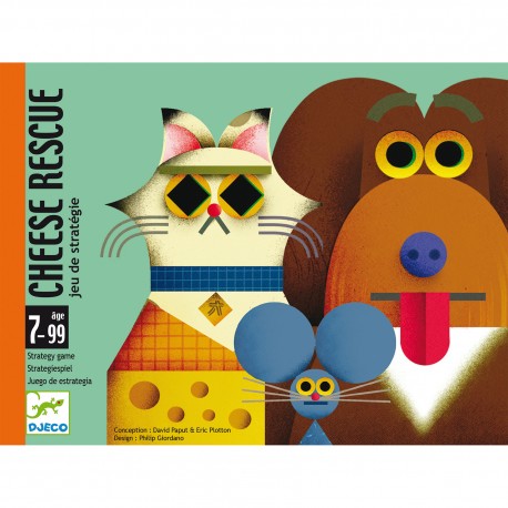 Cheese Rescue - Djeco - Pour les 5-8 ans - Pour les 8 ans - Adultes - Jeux de société