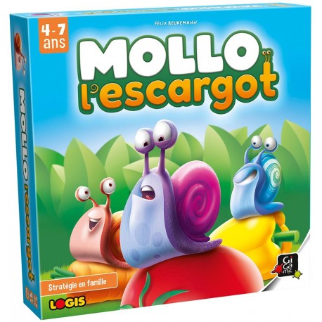 MOLLO L'ESCARGOT - Gigamic - Pour les 2-5 ans - Pour les 5-8 ans - Jeux de société