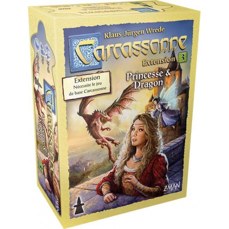 CARCASSONNE  : Princesse & Dragon - Pour les 8 ans - Adultes - Jeux de société