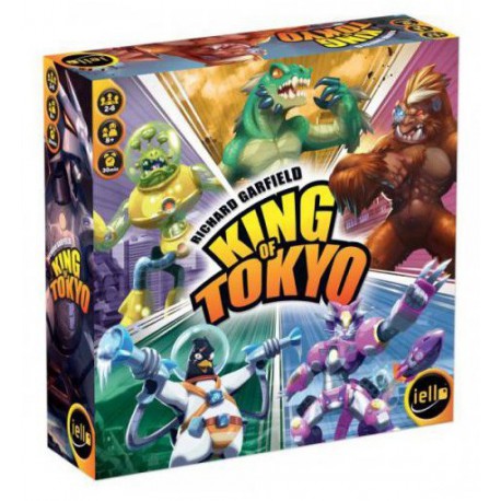 King of Tokyo - Iello - Pour les 8 ans - Adultes - Jeux de société